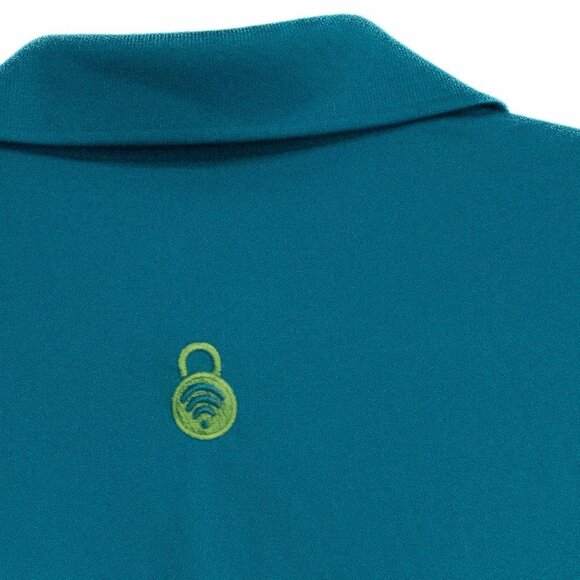 Sport-Tek Chorus SmartSecure Teal Polo Shirt 2XL - Picture 6 of 8